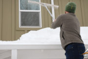 Winter roof snow removal